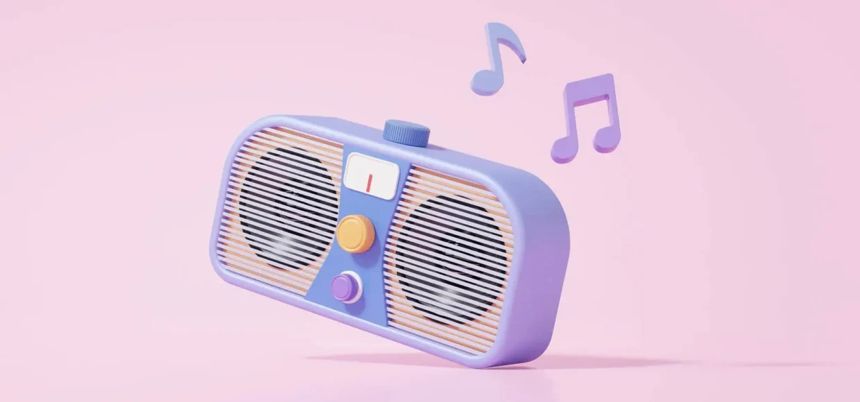 music wave render illustration