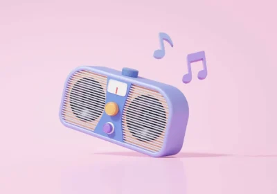 music wave render illustration