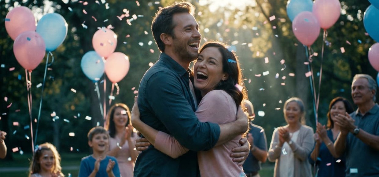 gender reveal ideas outdoor celebration