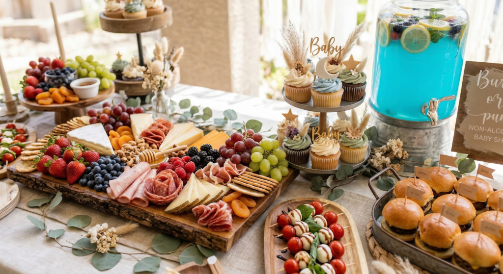 baby shower food ideas menu